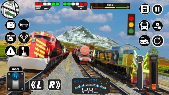 Indian Train Racing Games 螢幕截圖 2