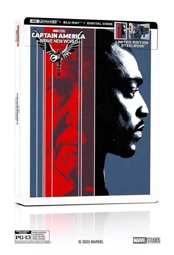 Captain America: Brave New World - Steelbook (4K UHD + Blu -ray + Digital)