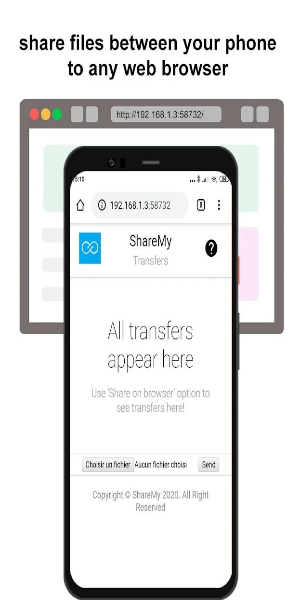 xShare- Transfer & Share files 螢幕截圖 1