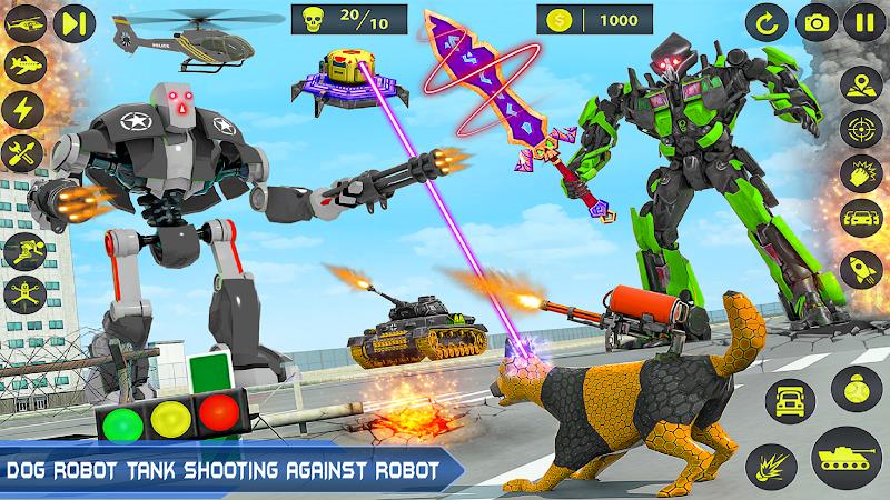 Army Tank Robot Car Games: Ekran Görüntüsü 0