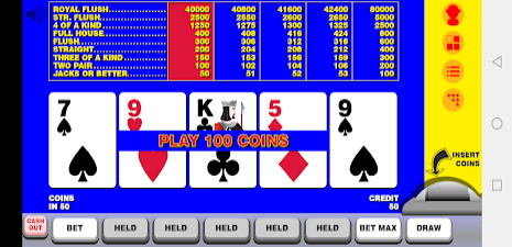 Video Poker with Double Up ภาพหน้าจอ 2