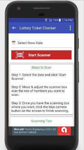 Lottery Ticket Scanner - Pennsylvania Checker Captura de tela 1