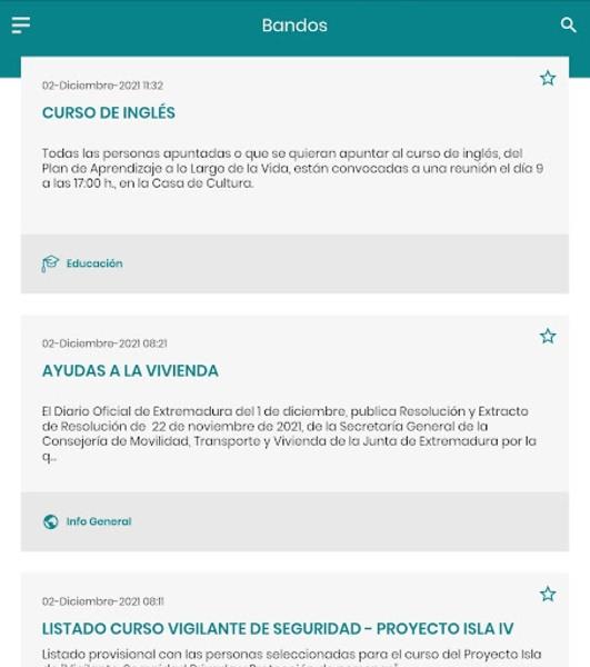 Talaván Informa Captura de tela 0