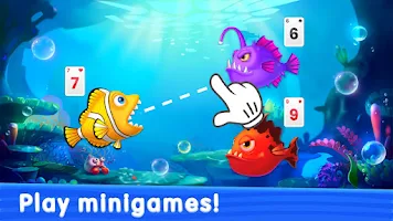 Solitaire TriPeaks: Aquarium Ekran Görüntüsü 1