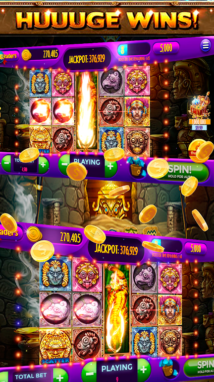 Slots! Azetc Gold Treasures Vegas Slot machines Ekran Görüntüsü 2