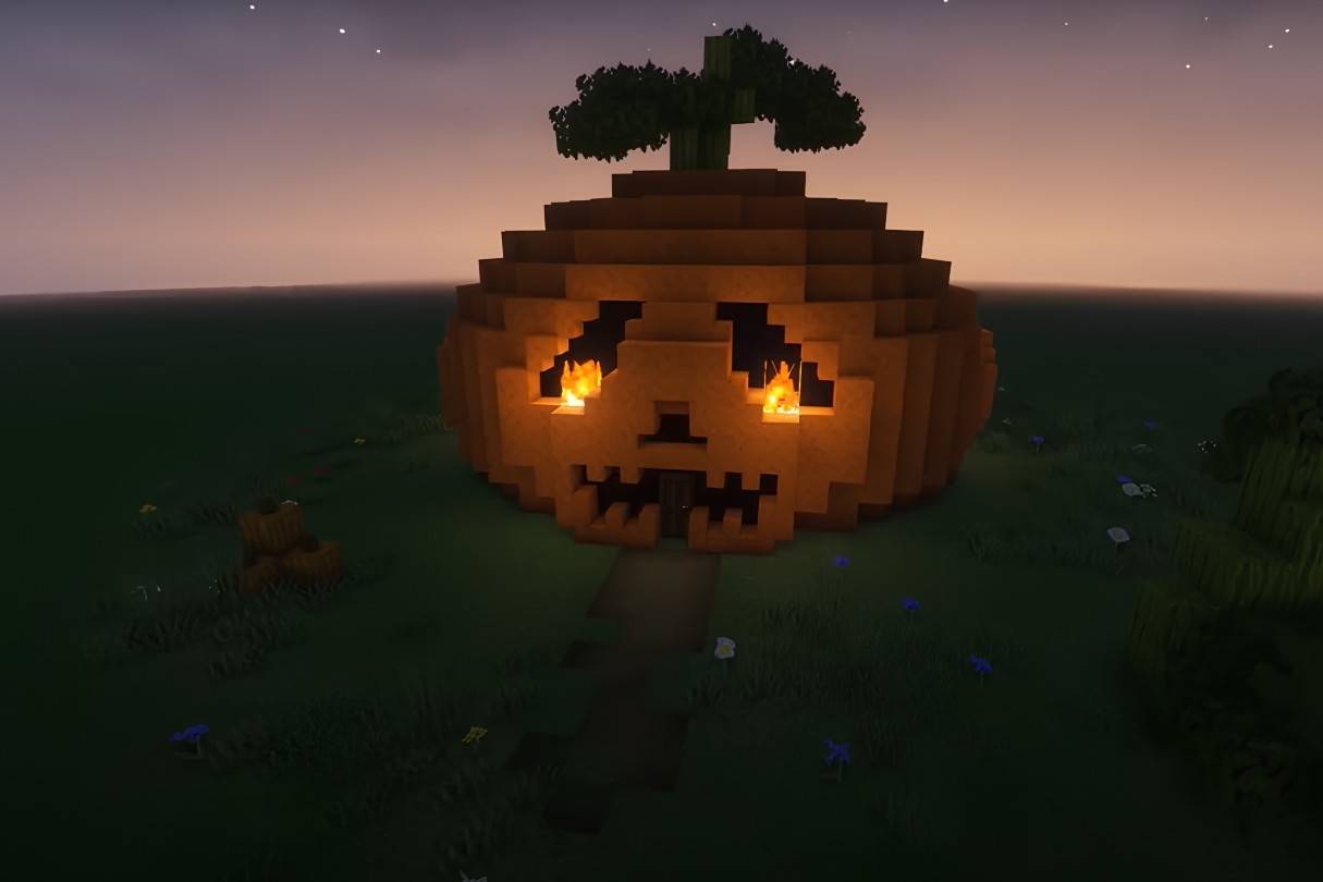 Spooky Pumpkin House