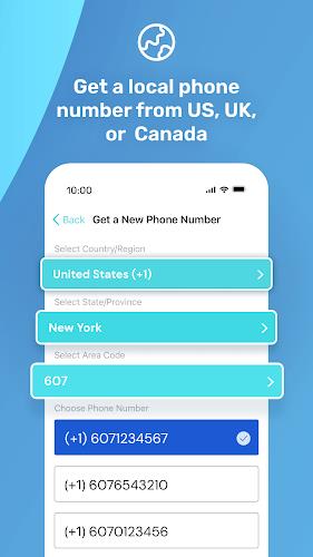 PingMe Second Phone Number App ဖန်သားပြင်ဓာတ်ပုံ 2