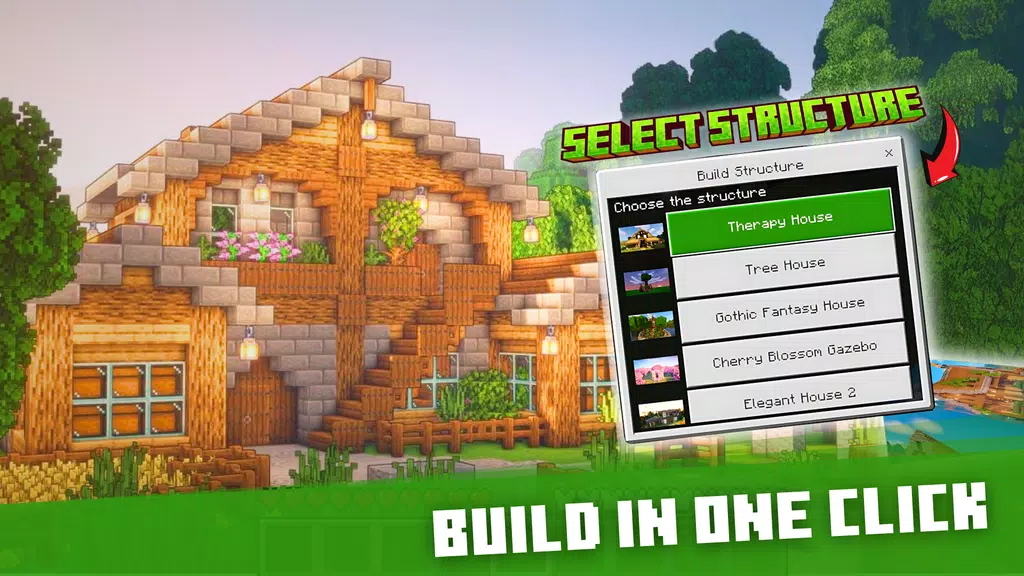 House Builder for Minecraft PE Captura de pantalla 0