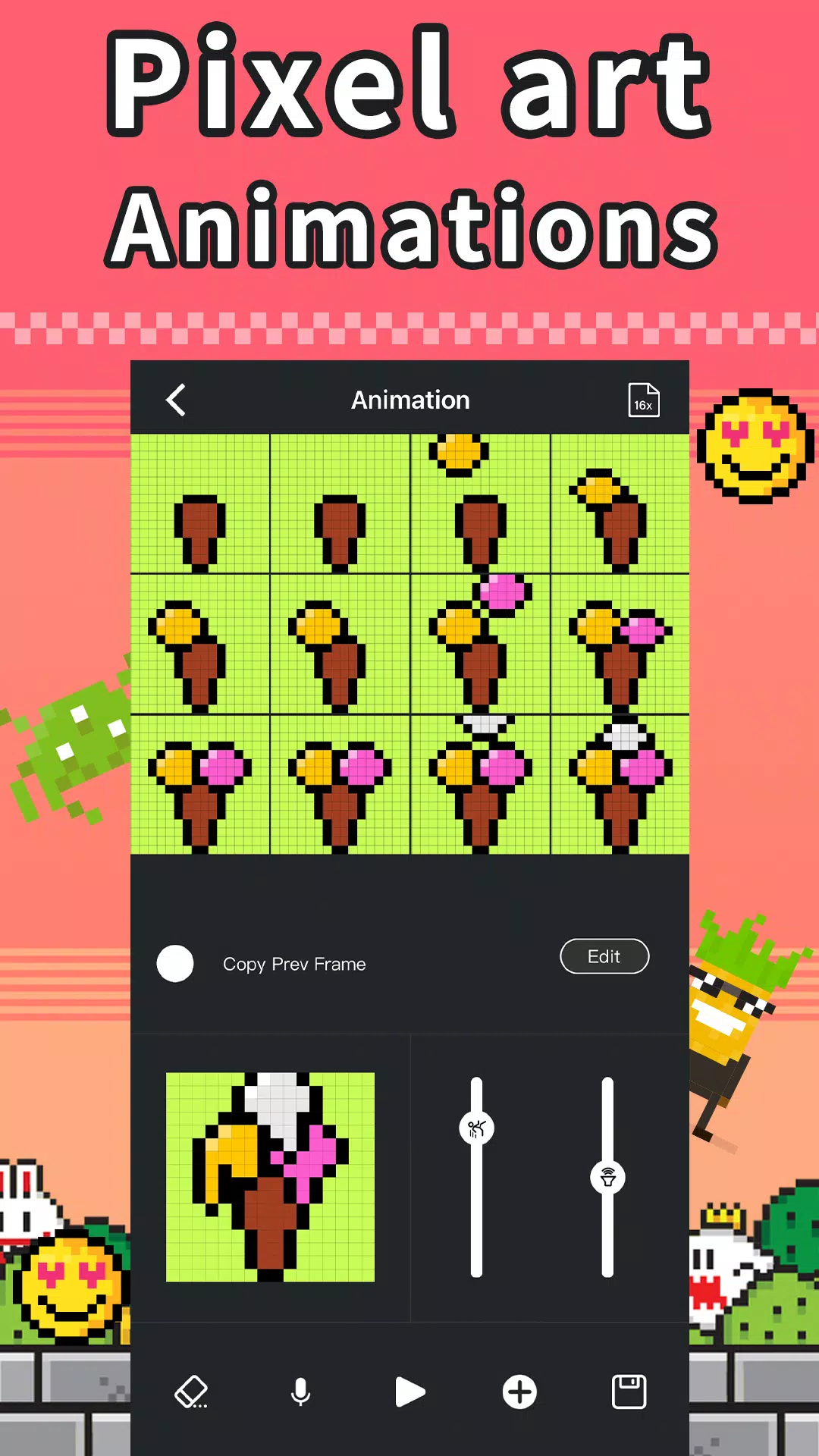 Divoom:픽셀 아트 편집기(Pixel Art) 스크린샷 1