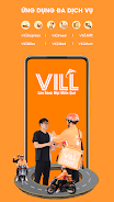 VILL: Đồ ăn, Giao hàng, Gọi xe स्क्रीनशॉट 0