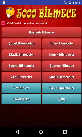 5000 Bilmece Ekran Görüntüsü 0