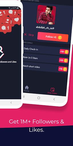 TikFollowers - Get Free Tiktok Followers and Likes应用截图第1张