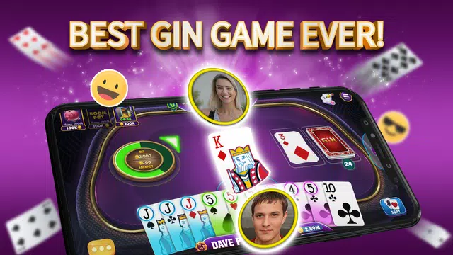 Gin Rummy Elite: Online Game ภาพหน้าจอ 0