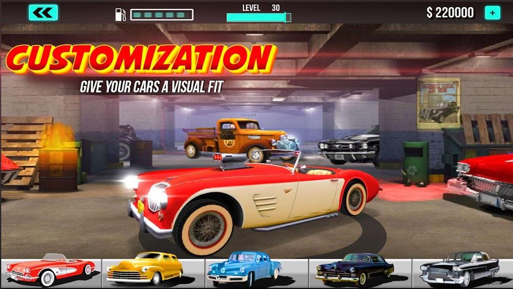 Classic Car Games Race America Mod Schermafbeelding 3