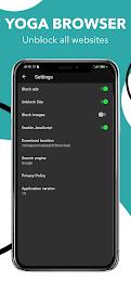 Yoga Anti Block VPN Browser Schermafbeelding 0