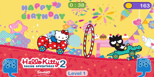 Hello Kitty games - car game 螢幕截圖 2