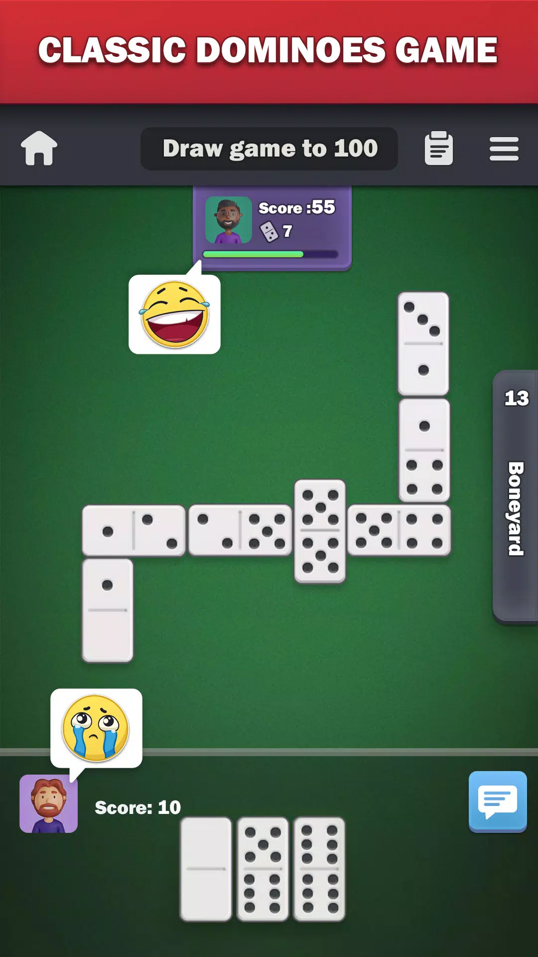 Dominoes online - play Domino! Ekran Görüntüsü 0