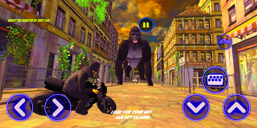 Gorilla Kong Kaiju City Beasts ภาพหน้าจอ 3