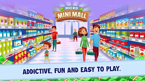 Mini Micro Mall - Tycoon Game स्क्रीनशॉट 1