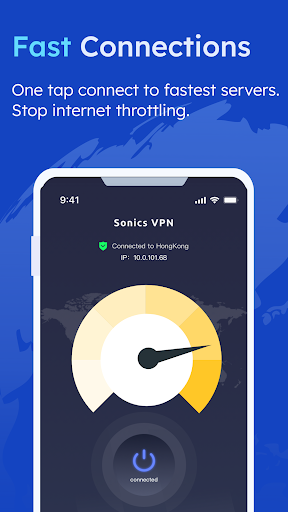 Sonics VPN - Fast VPN proxy Capture d'écran 1