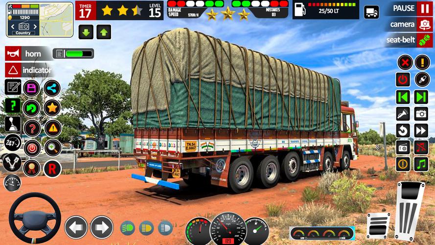 Indian Lorry Truck Driving 3d 螢幕截圖 3