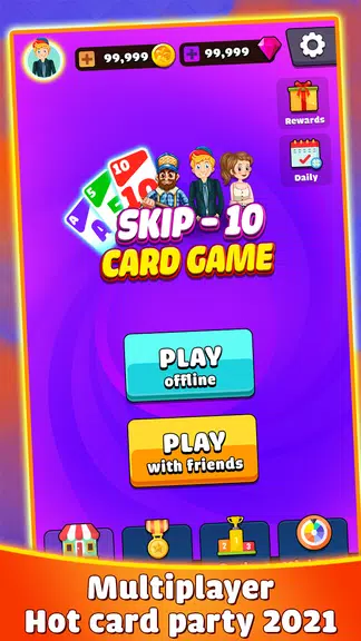 Skip 10 - Card Game Скриншот 3