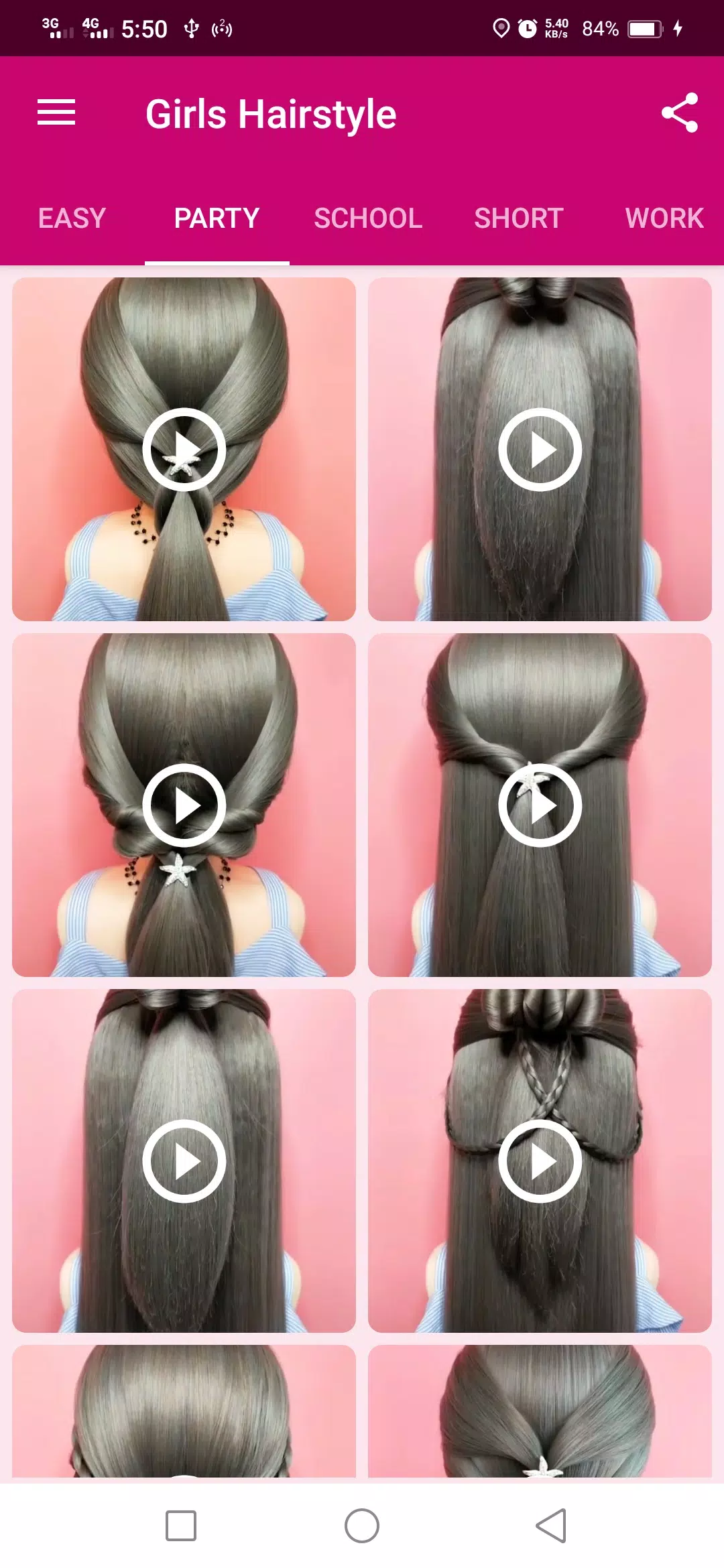 Girls Hairstyle 스크린샷 1