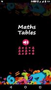 Maths Tables - Voice Guide 螢幕截圖 0