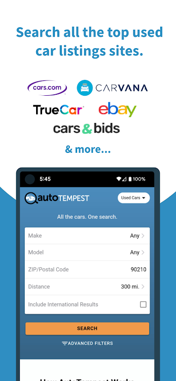 AutoTempest - Car search Ảnh chụp màn hình 0