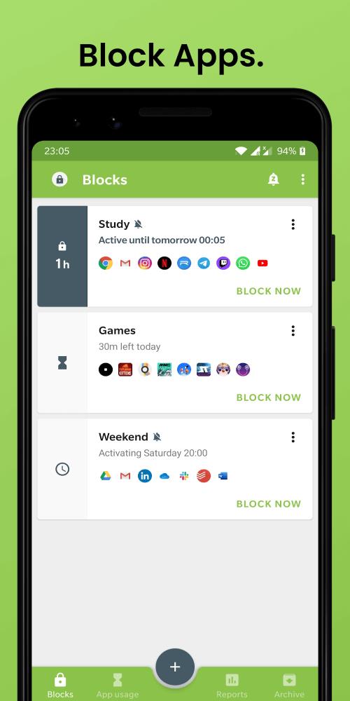 Block Apps Zrzut ekranu 0