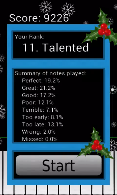 Christmas Piano Screenshot 1