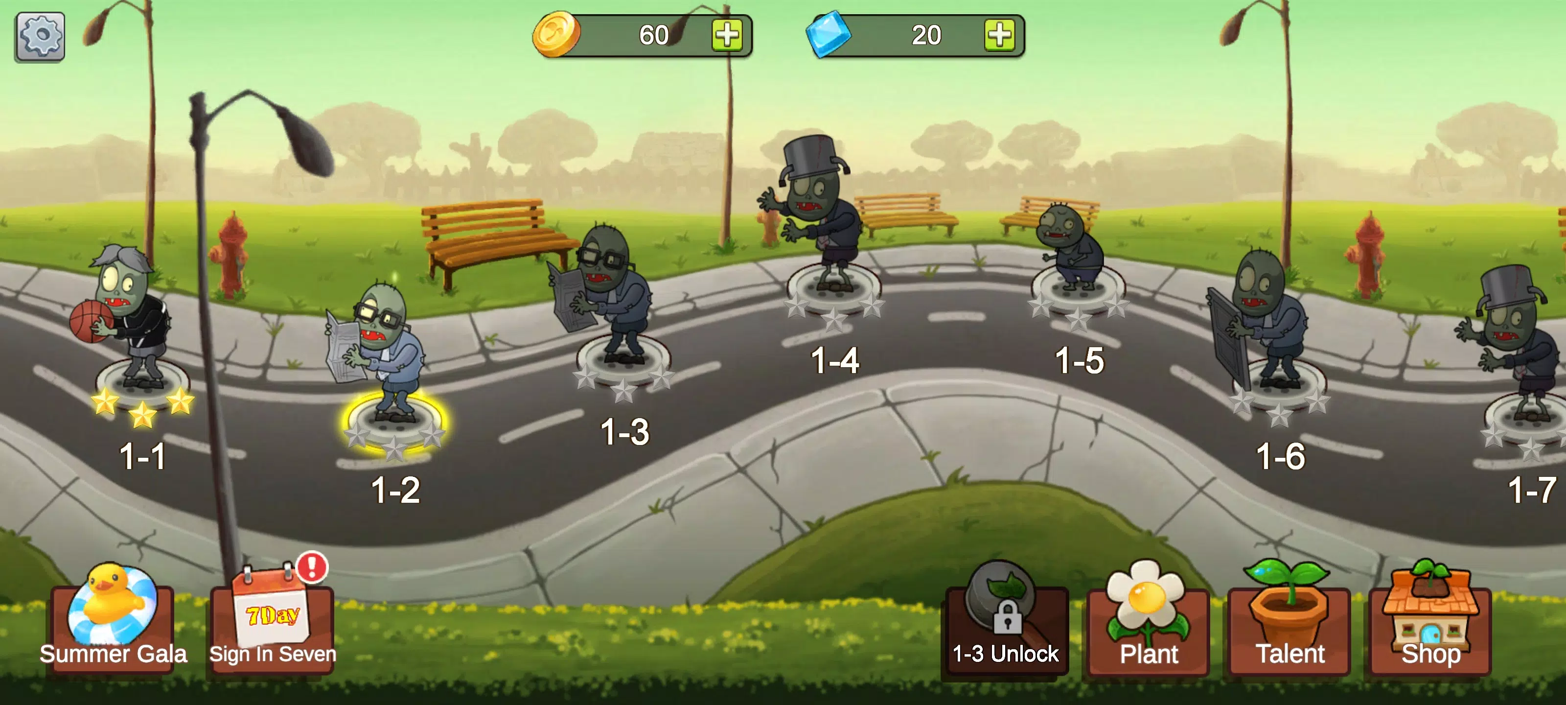 Merge Plants – Defense Zombies Скриншот 0