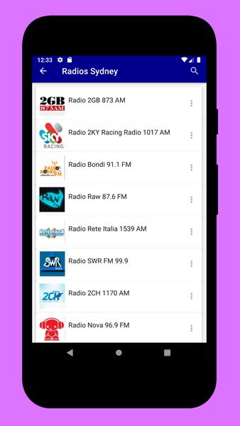 Radio App Australia: FM Online Captura de tela 3