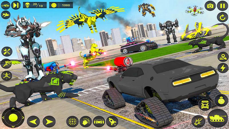 Army Tank Robot Car Games: Ekran Görüntüsü 1