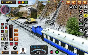 Uphill Train Track Simulator Capture d'écran 2