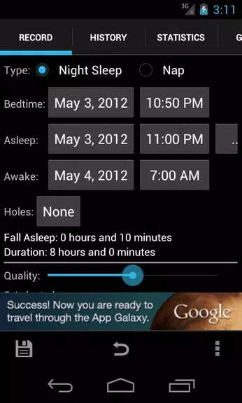 Sleepmeter FE Screenshot 0