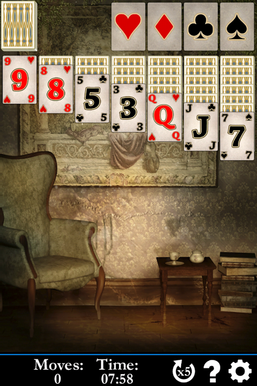 Tripeaks Solitaire - Wizards 螢幕截圖 2