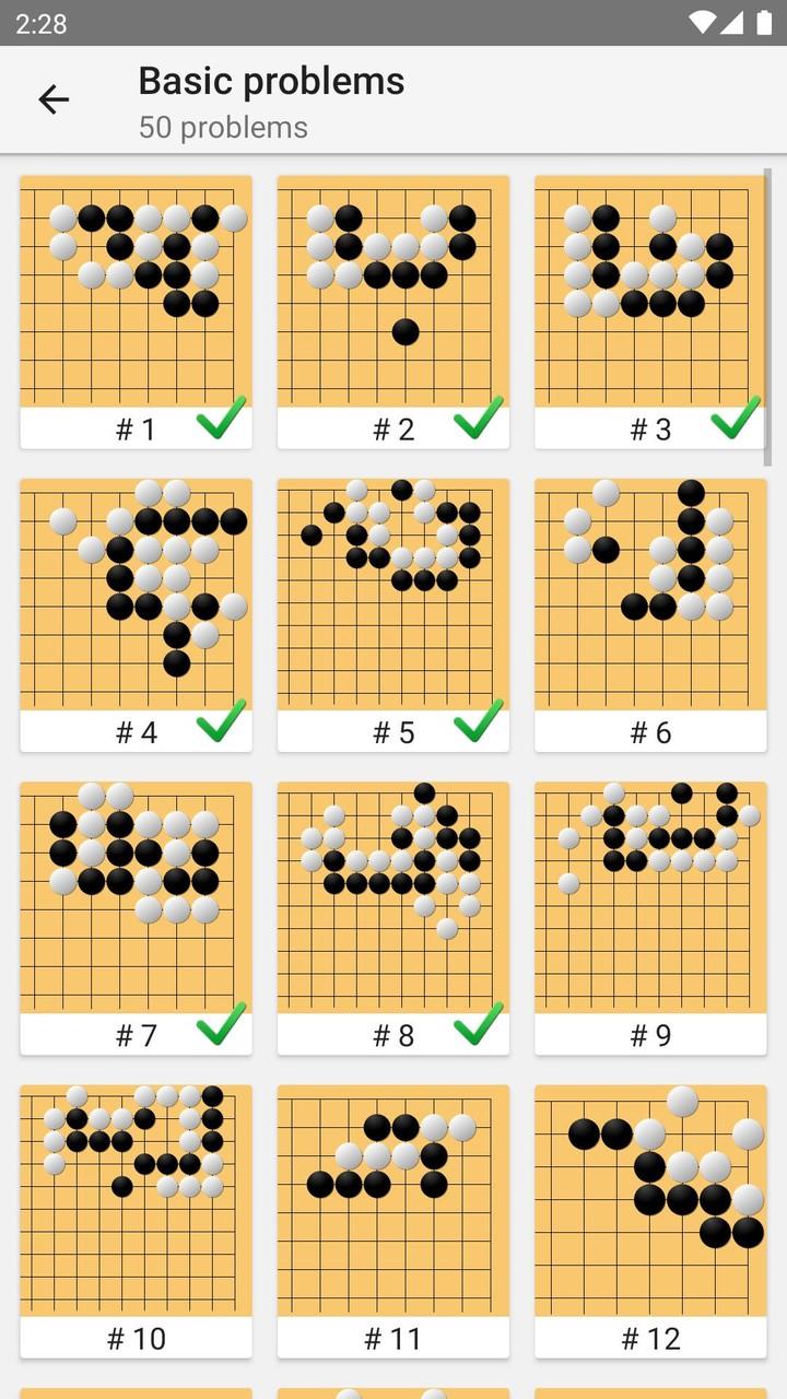 Tsumego Pro (Go Problems) Ekran Görüntüsü 1