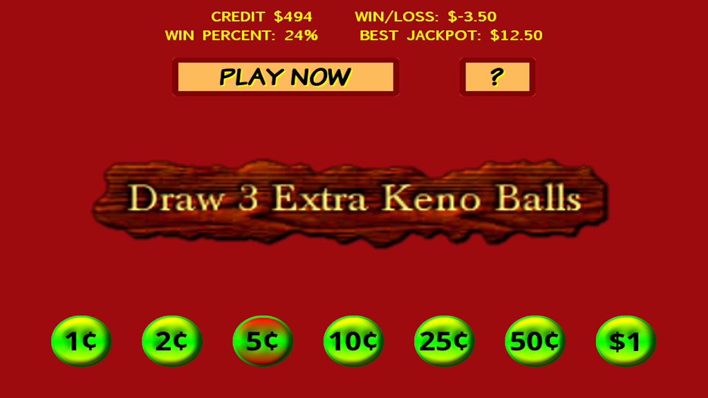 Draw 3 Extra Keno Balls Capture d'écran 2