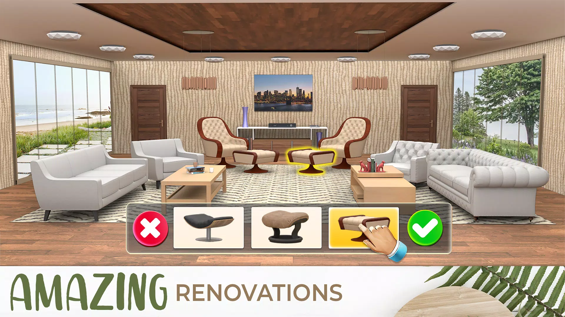 My Home Makeover Design: Games Capture d'écran 3