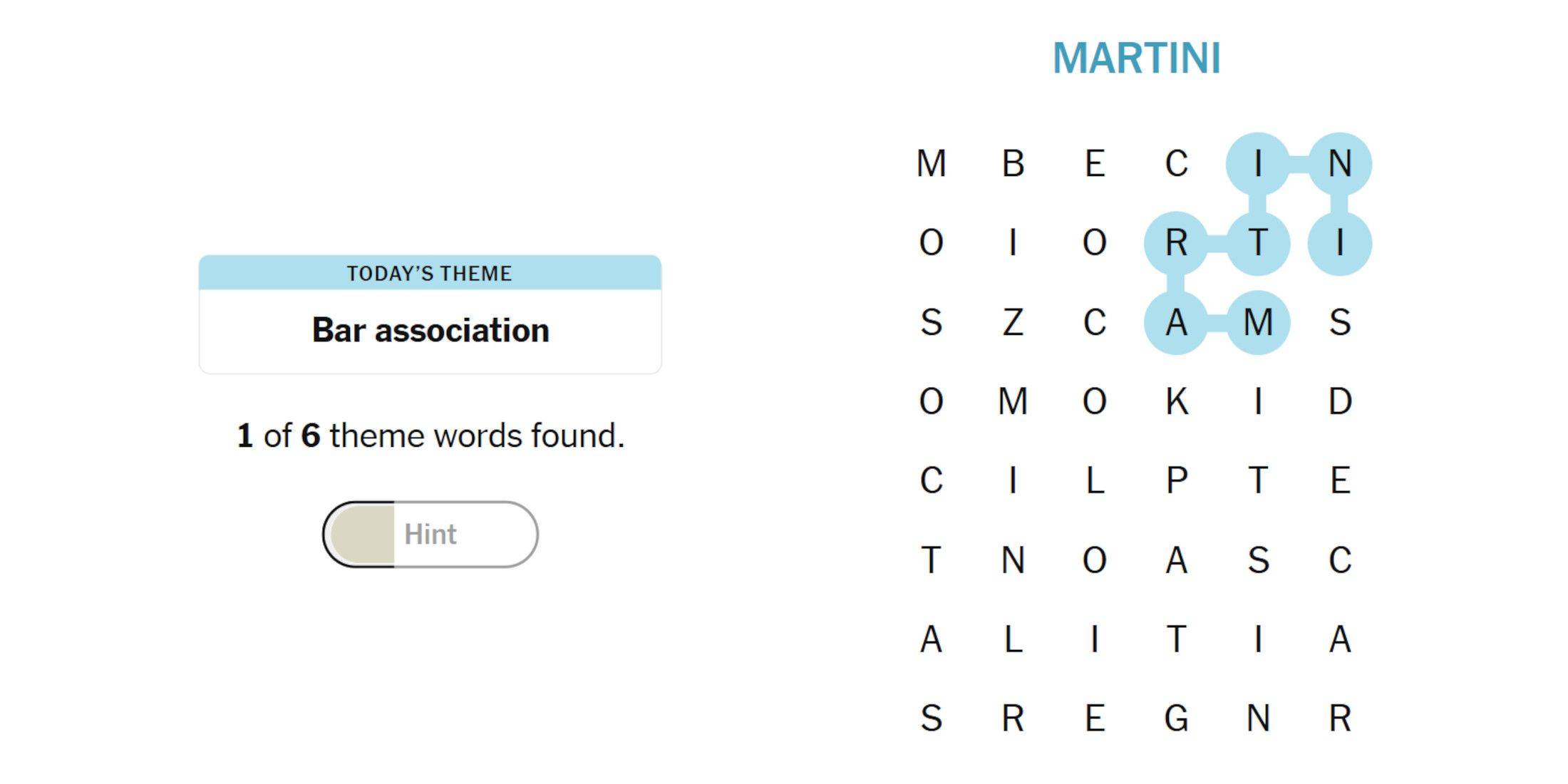 Solution du mot 2