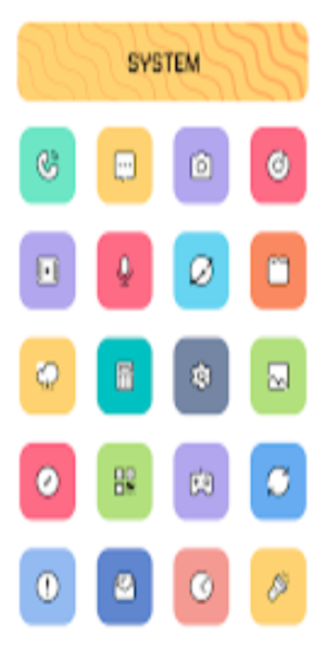 蠟筆自適應ICONPACK MOD APK