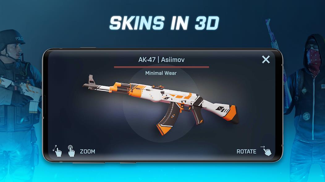 Case Opener - skins simulator Mod स्क्रीनशॉट 0