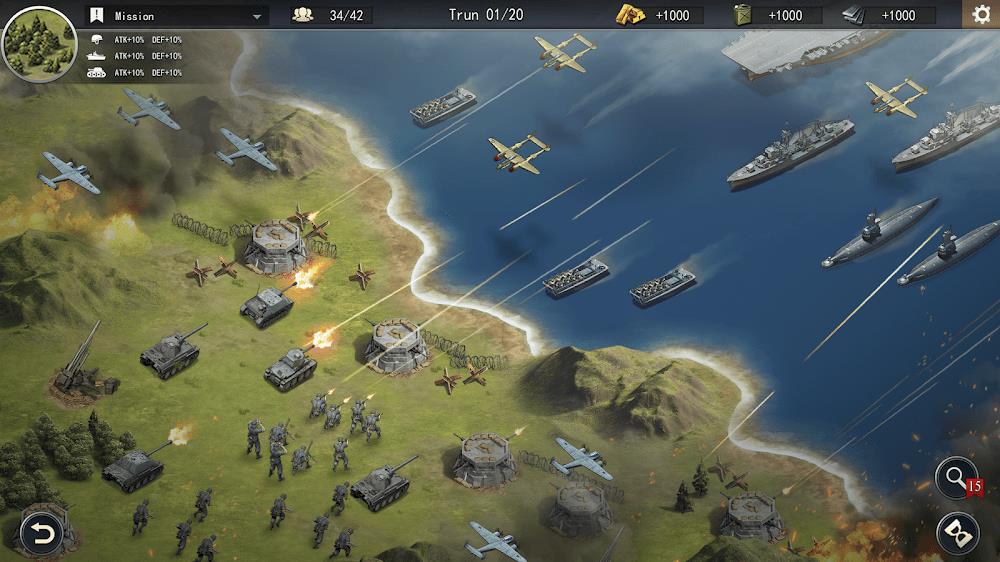 World War 2: Strategy Games Ekran Görüntüsü 3