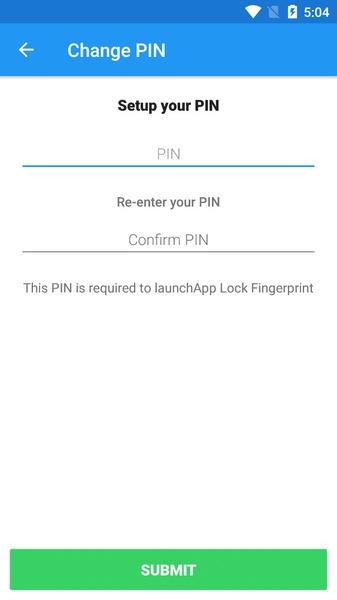 Fingerprint App Lock スクリーンショット 1