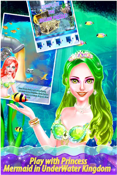 My Little Mermaid - Girls Game スクリーンショット 2