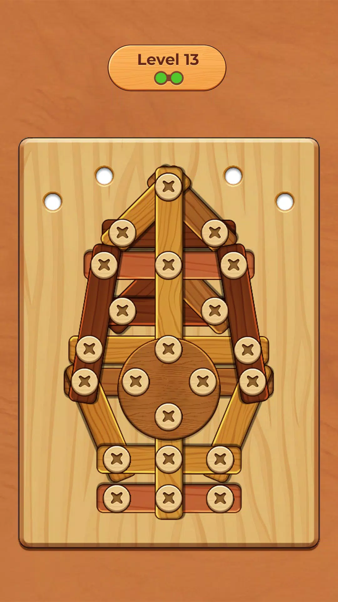 Wood Screw Puzzle Screenshot 0