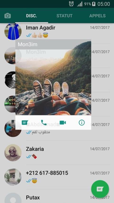 WatsAp Messenger ภาพหน้าจอ 1