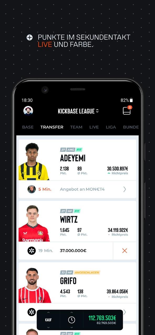 Kickbase Bundesliga Manager ภาพหน้าจอ 3