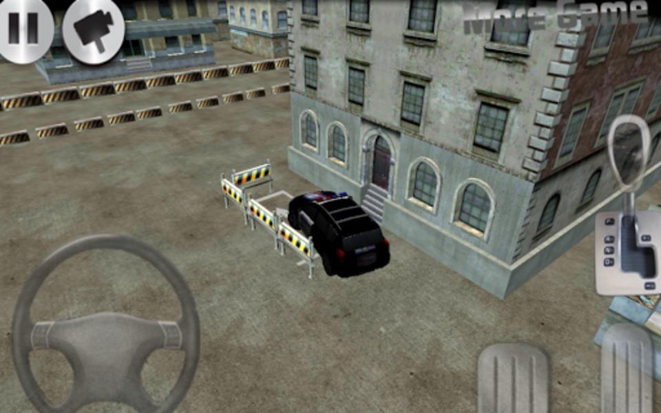 3D police car parking Capture d'écran 0